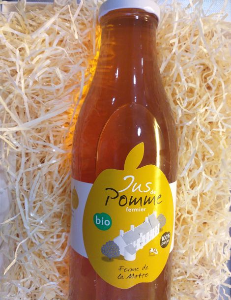 Jus de pomme fermier BIO Ferme de la Motte 1L